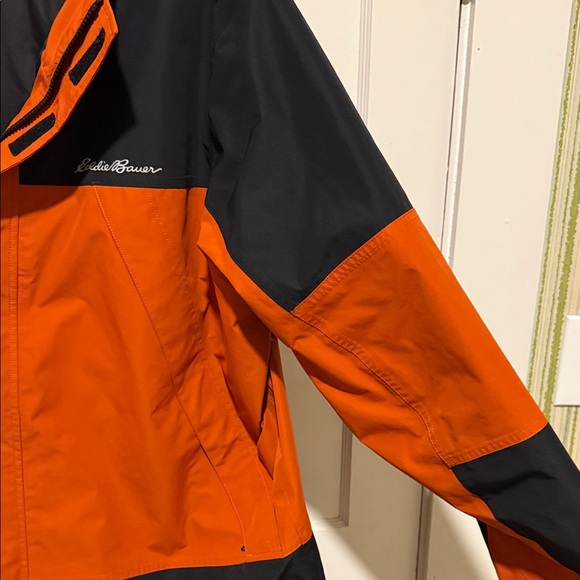 Eddie Bauer Men's XXL Orange and Black Ski Jacket - Picture 6 of 9